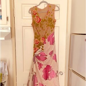 Vintage beaded dress from Cape Town, South Africa.